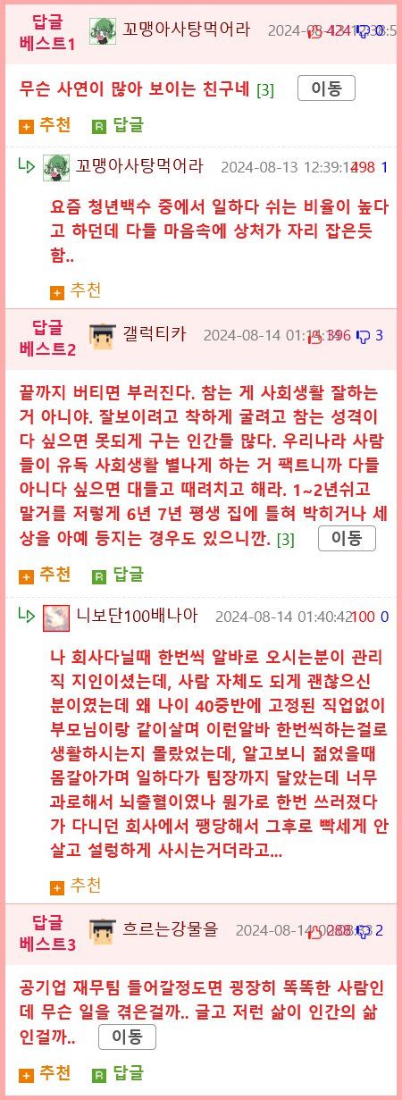 5년차 백수의 하루일과