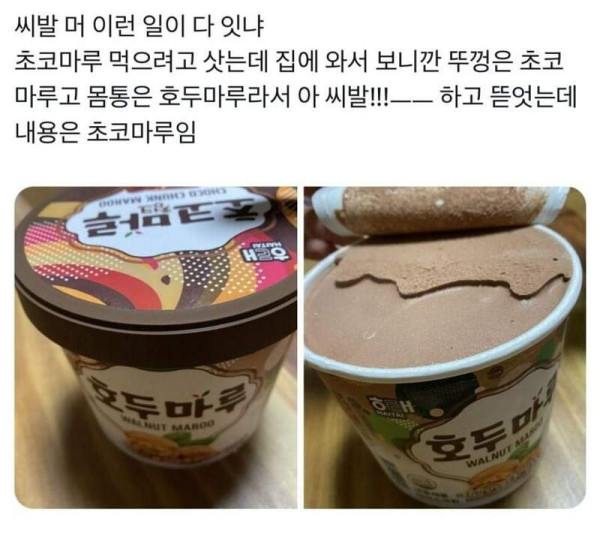 초코마루 먹으려다 초코마루 먹음