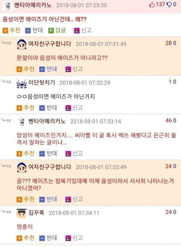 보건소에서 에이즈 판정 나왔다