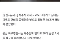 낫으로 편의점 종업원 위협한 30대