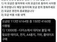 역대급으로 투명한 동덕여대 기부금 집행내역