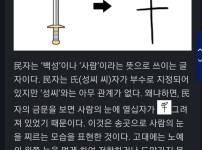 한문 백성 민 자의 유래 무습다 
