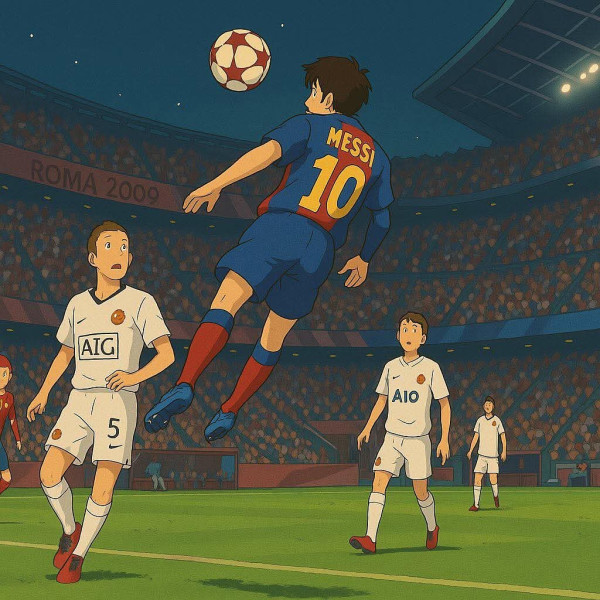 지브리 버전으로 보는 메시의 축구 인생