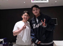 야구선수랑 체격 실감