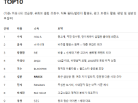 챗지피티가 뽑은 역대 여자아이돌 비주얼 TOP 10