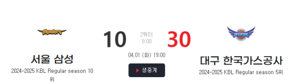 요즘 누가 촌스럽게 더블스코어 하냐