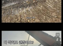 현장에서 번호 따이는 여자 덤프트럭 기사