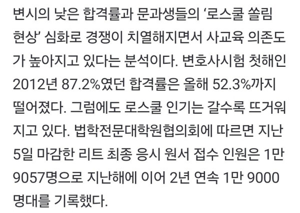 현대판 음서제 로스쿨, 3년간 1.5억 쓰고 변호사 과외도..