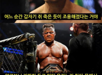 UFC 선수가 관중한테 개쫄음