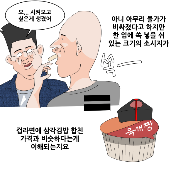 요즘 너무 비싸졌다고 생각하는 간식