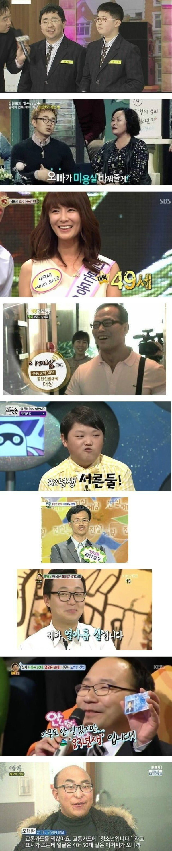 극노안 vs 극동안
