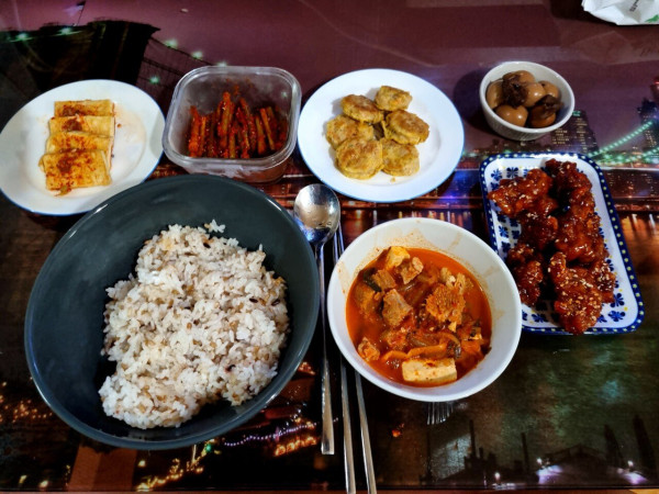저녁 밥상