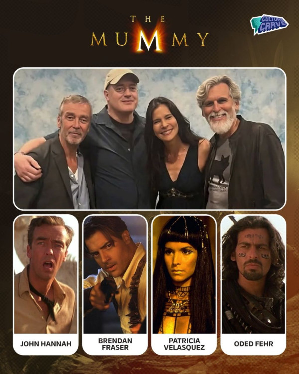 영화 미이라(The Mummy) 25주년 기념으로 재회한 배우들