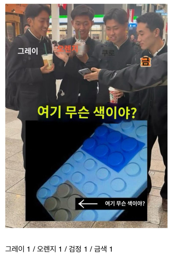 사람마다 다르게 보인다는 색깔 ㄷㄷ