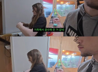 매운거에 자신있다는 프랑스처남에게 불닭 먹이기