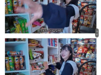 규모가 작아진 쯔양 간식창고