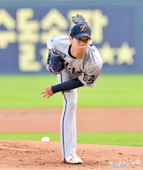 황준서, 후반기 첫 등판은 