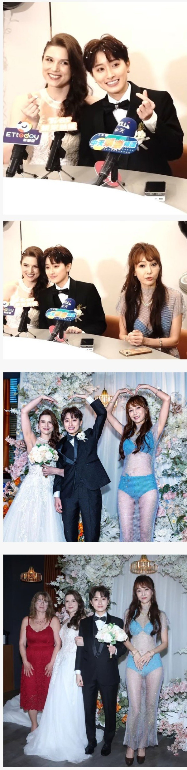 딸 결혼식에 비키니 입고 참석한 어머니