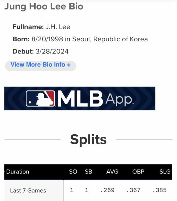 할건 해야제,, 이정후 오늘경기 활약상 모음...
