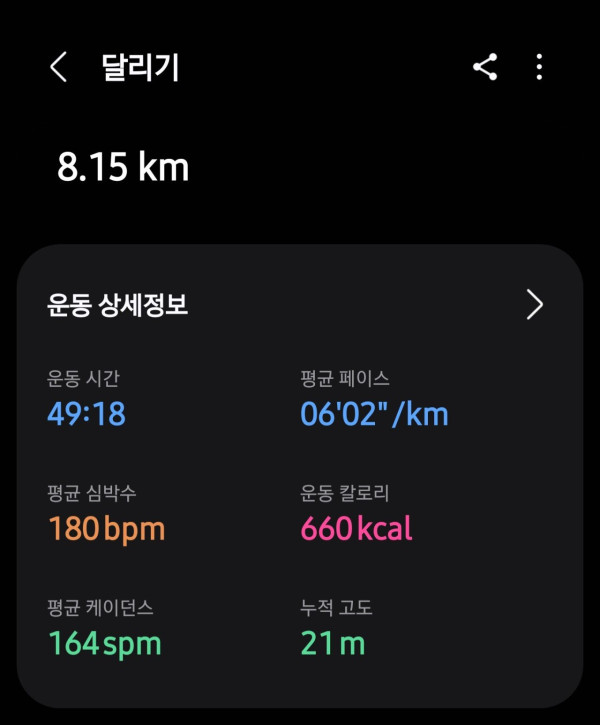 나같은 좁밥도 뛰어 봤다 8/15km