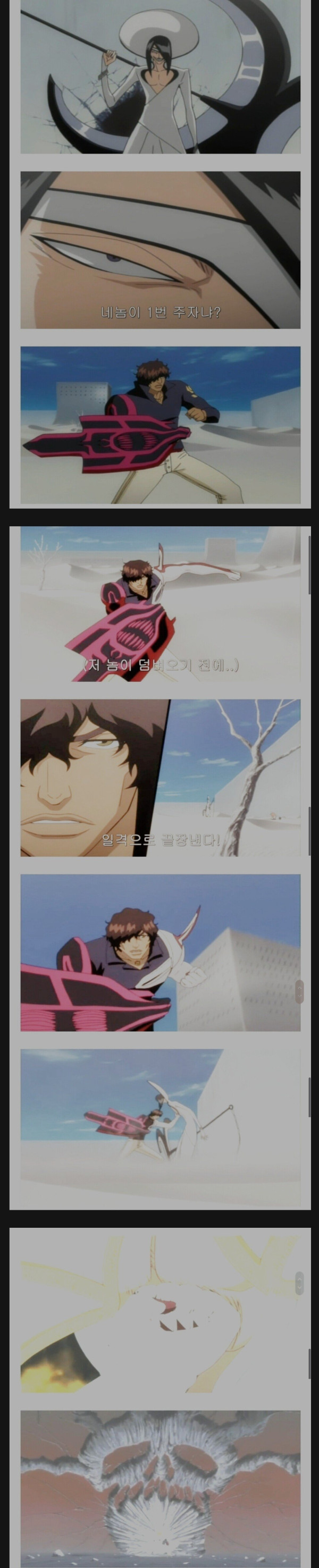 블리치 차드의 강함 묘사 요약