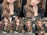 첫 탈색해봤다는 설윤