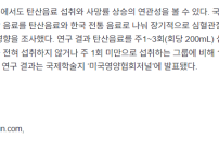 이거 먹으면 수명 단축된다는 연구 결과 나옴 ㄷㄷㄷㄷㄷㄷㄷㄷ