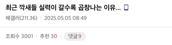 헤어스타일갤에서 분석한 요즘 미용사들 실력부족 이유