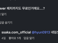 싸카 팝업 패치는 무료 아님