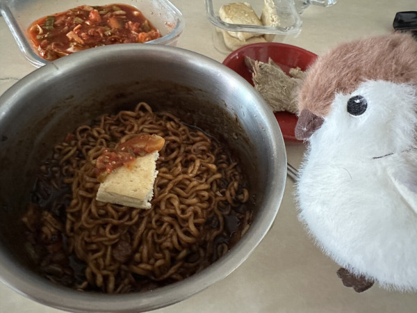 모닝 짜파게티 조졌짹