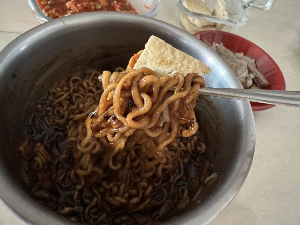 모닝 짜파게티 조졌짹
