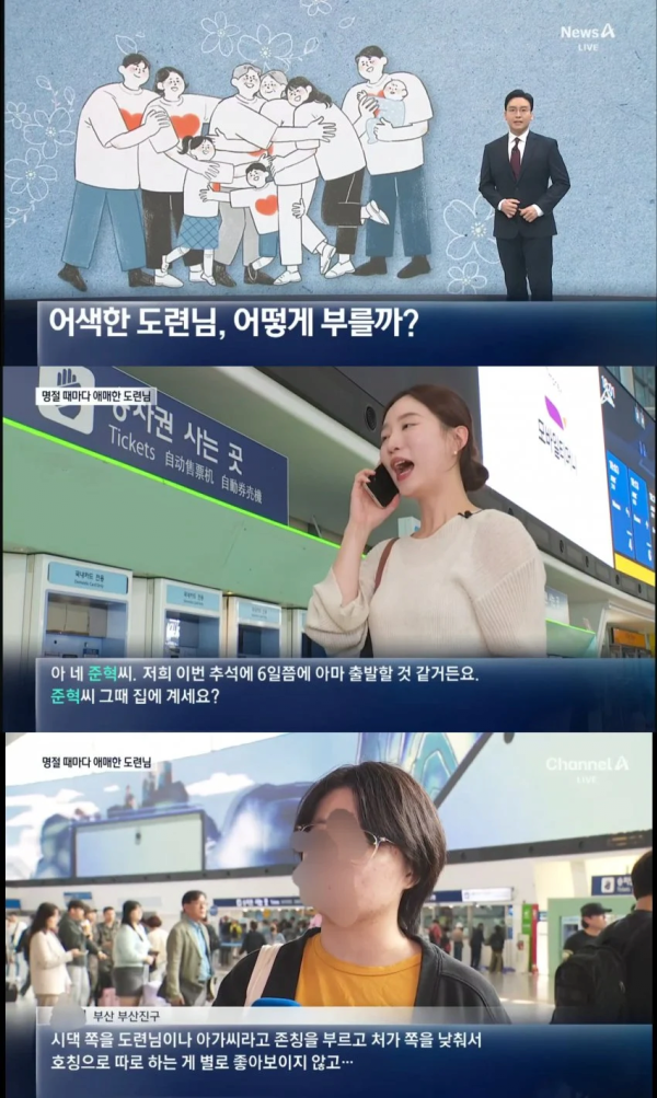 추석... 도련님 호칭 근황