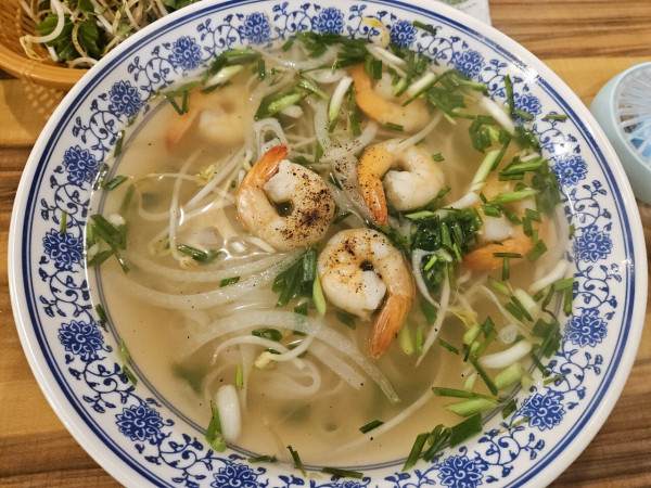순대국밥...새우 쌀국수