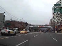 운전연수중 앞에 나타난 실전 테스트