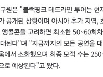 스트레이키즈 블랙핑크 투어 매출 비교