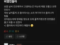 비염인들아 제발 코풀고 오면 안되냐