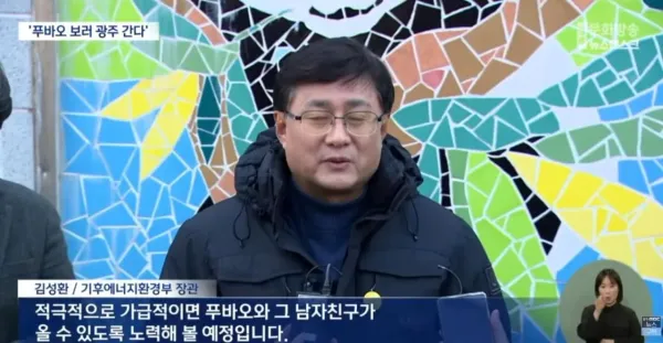 푸바오 광주로 꼭 데리고 올것