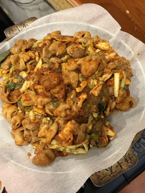 추운날엔 야채곱창이죠