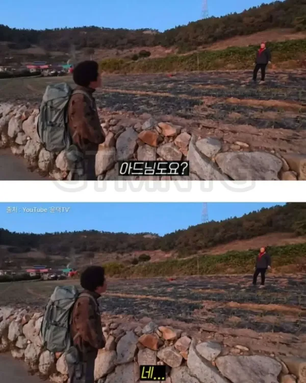 길가다 우연히 만난 일하시는 시골 어머니