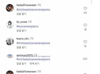 미스터 비스트가 뉴진스 팬들에게 공격받은 이유