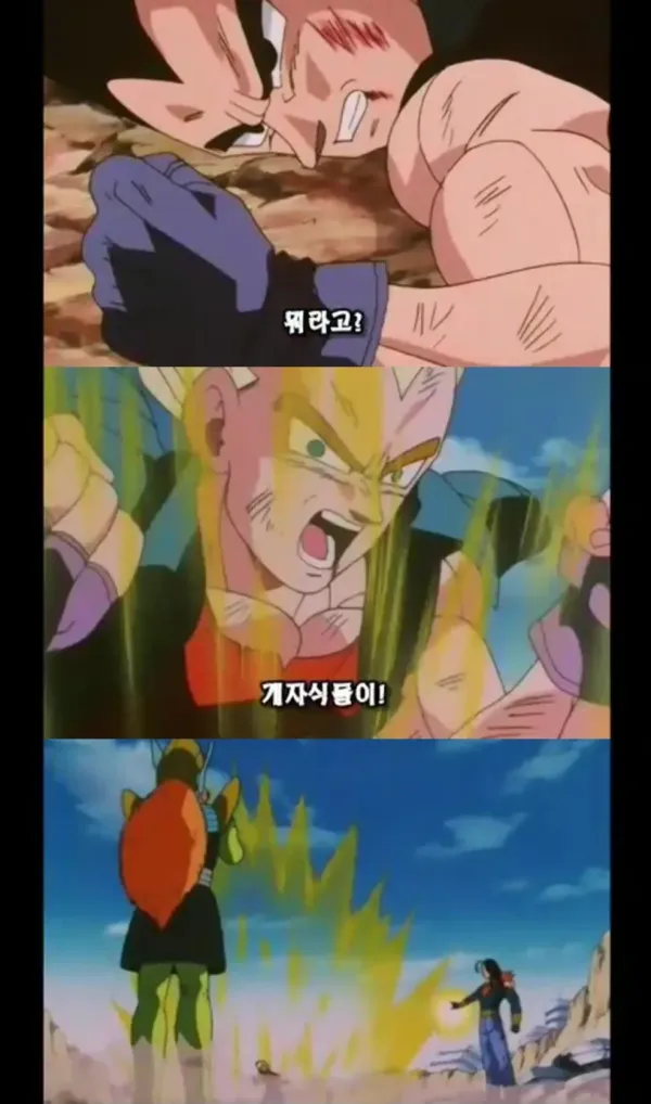 개인적인 드래곤볼 GT 베지터 명장면