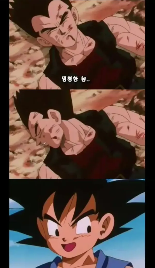 개인적인 드래곤볼 GT 베지터 명장면
