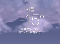 헬싱키, 삿포로보다 추운 서울