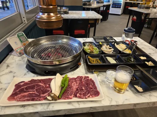 실시간 고깃집 혼술