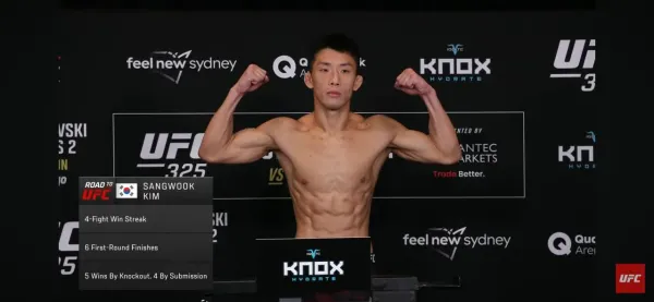 김동현 제자 김상욱 UFC 계체 통과 ㅅㅅ