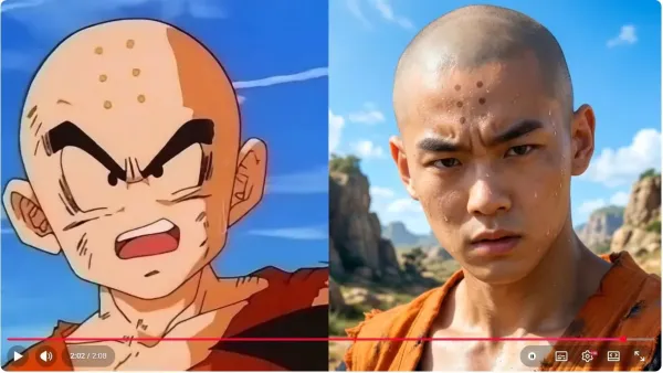 AI 드래곤볼 캐릭터 실사화