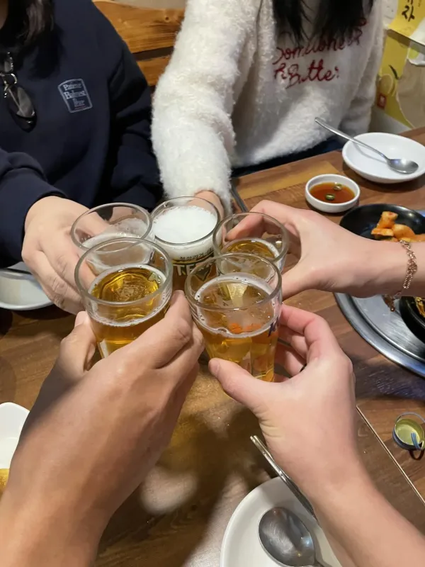 금요일 오후 세 시, 전집에서 시작한 낮술