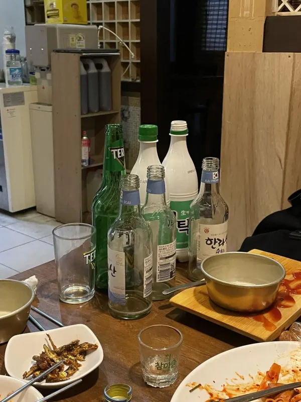 금요일 오후 세 시, 전집에서 시작한 낮술