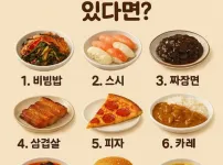 평생 2가지 음식만 먹고 10억받기