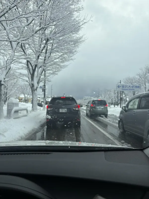 일본 폭설 운전